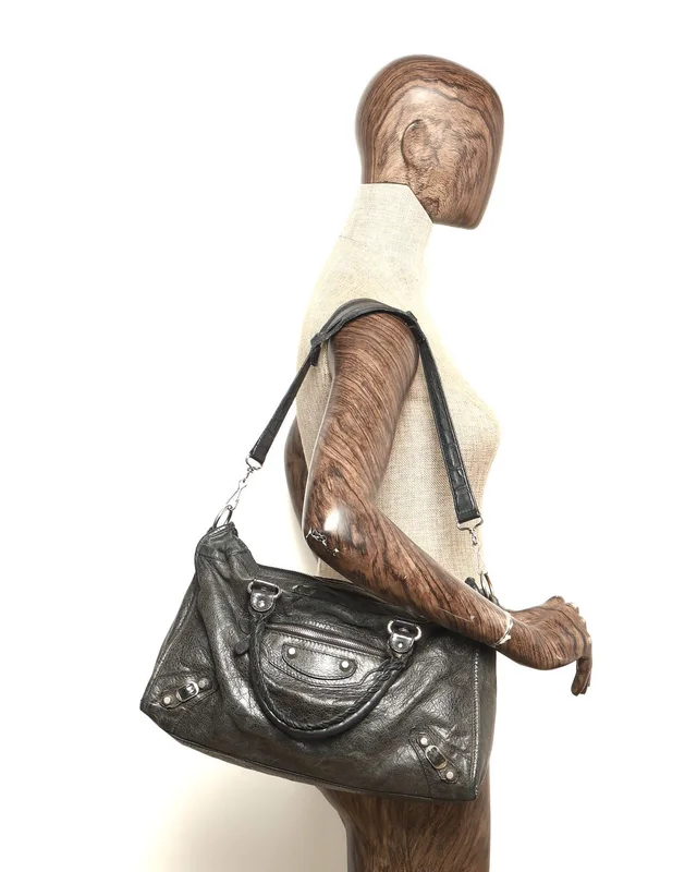 Balenciaga Motocross Giant City Bag in Leather from A Retro Tale, photo 12 of 12