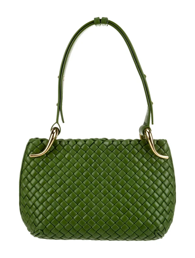 Bottega Veneta Shoulder Bag Other bag in Green Leather from The RealReal