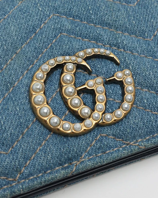 Gucci Marmont Wallet in Denim from A Retro Tale, photo 5 of 7