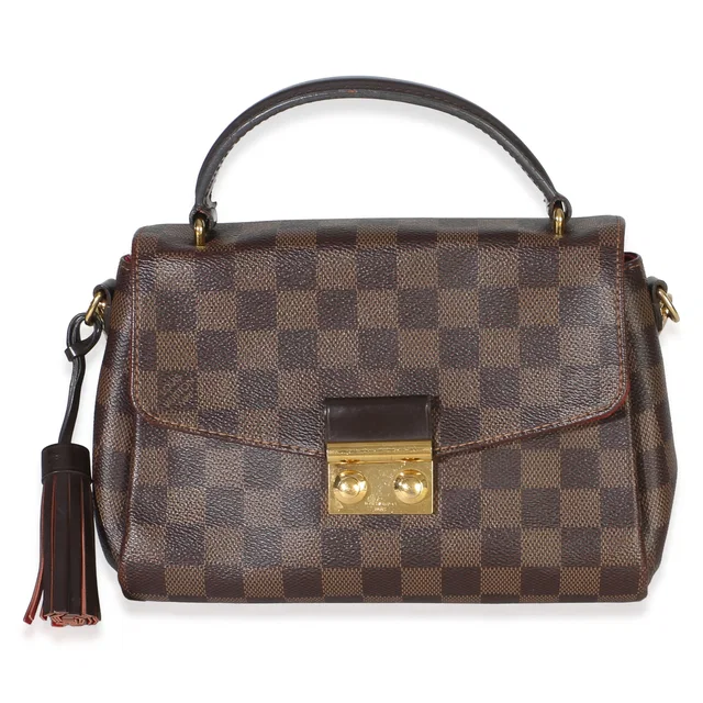 Louis Vuitton Damier Ebene Canvas Croisette in Brown Canvas from myGemma