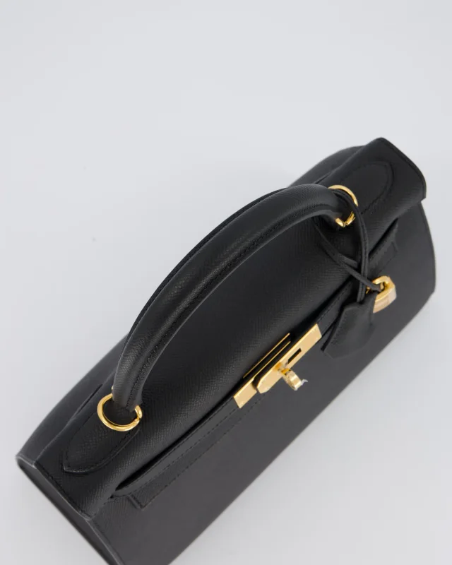 Hermès Kelly 28 Sellier Bag in Black Epsom leather from Sellier, photo 11 of 23