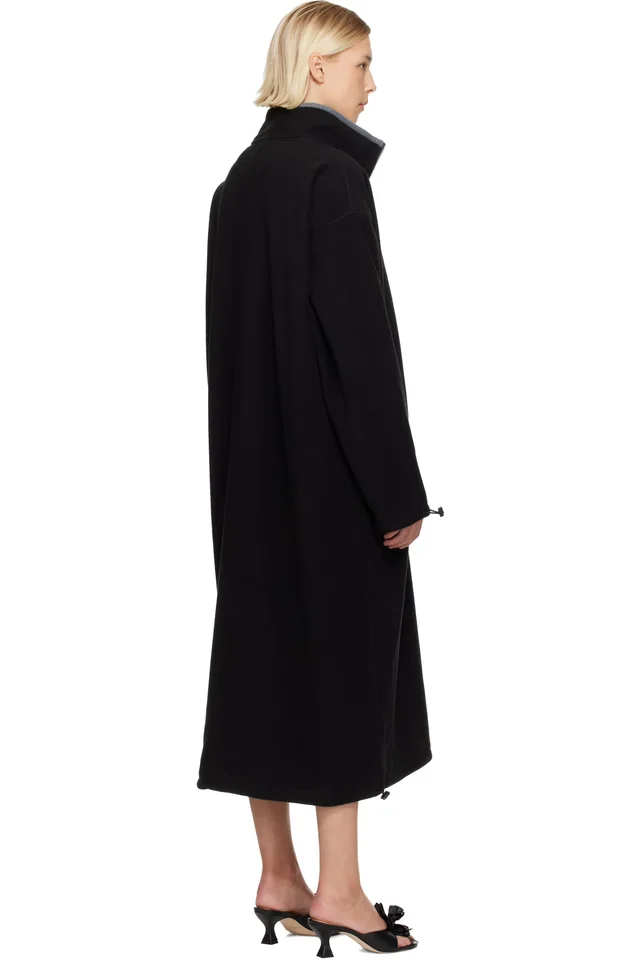 Sandy Liang Black Sloane Maxi Dress, photo 3 of 4 from SSENSE
