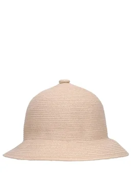 Kangol Bucket hat with pom-pom in 60% Linen, 40% Polyester, 100% Nylon, photo 6 of 6 from LUISAVIAROMA
