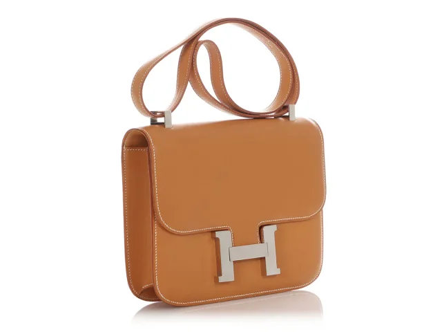 Hermès Vache Natural Constance 23 in Beige Leather from Ann's Fabulous Finds, photo 5 of 10