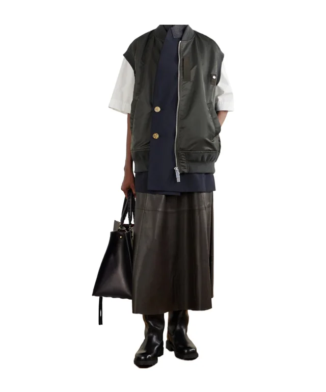 Sacai Zip-Up Vest, photo 2 of 5 from SENSER