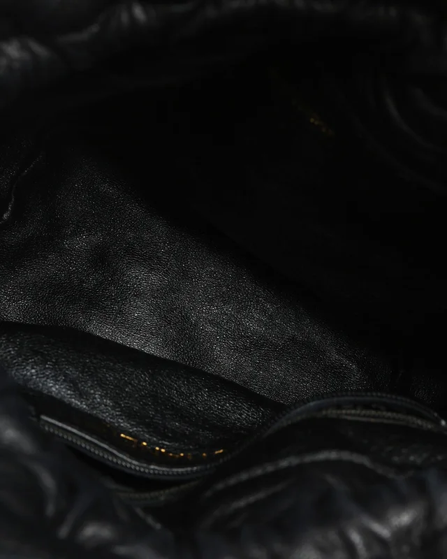 Chanel CC Tassel Bucket On Chain Bag in Leather from A Retro Tale, photo 6 of 9