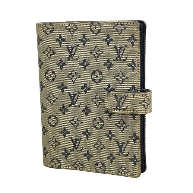 Louis Vuitton Monogram Mini Agenda PM Notebook Cover R20910 Blue (Men's/Women's) in Blue from Elady