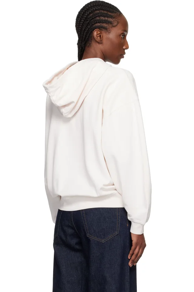 ANINE BING Pink Harvey Hoodie, photo 3 of 4 from SSENSE