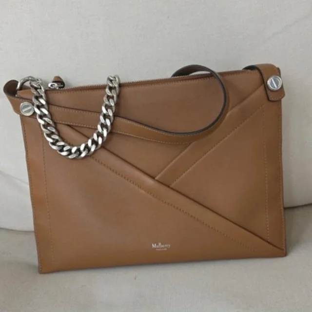 Mulberry Women's Bag - Tan/Brown in red|neutral|brown from Depop, photo 1 of 1