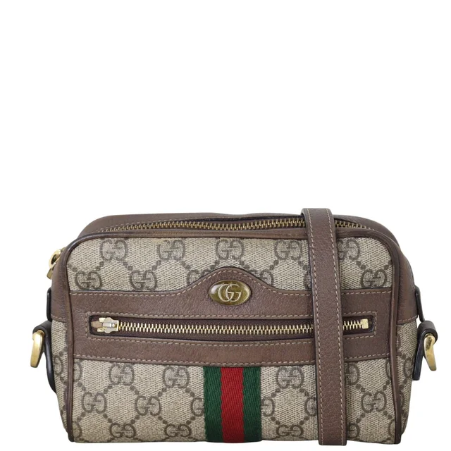 Gucci Ophidia GG Supreme Mini Shoulder Bag in Caviar leather from Luxe.It.Fwd