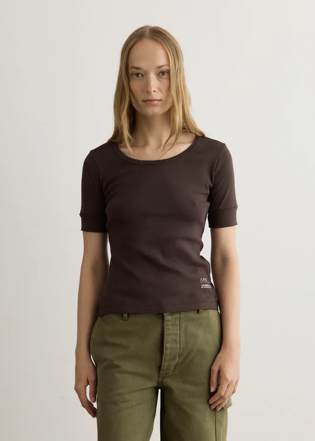 A.P.C. Liza T-Shirt in Brown from Incu, photo 1 of 1