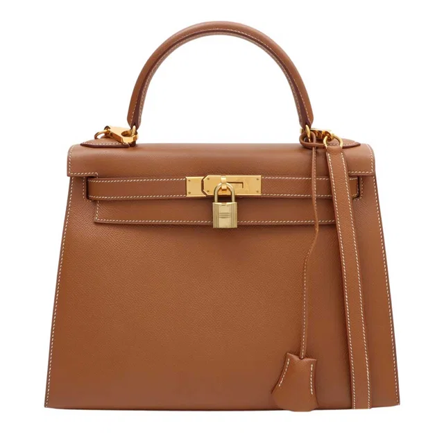 Hermès 1997 Kelly 28 Gold in Gold from VINTAGE QOO TOKYO