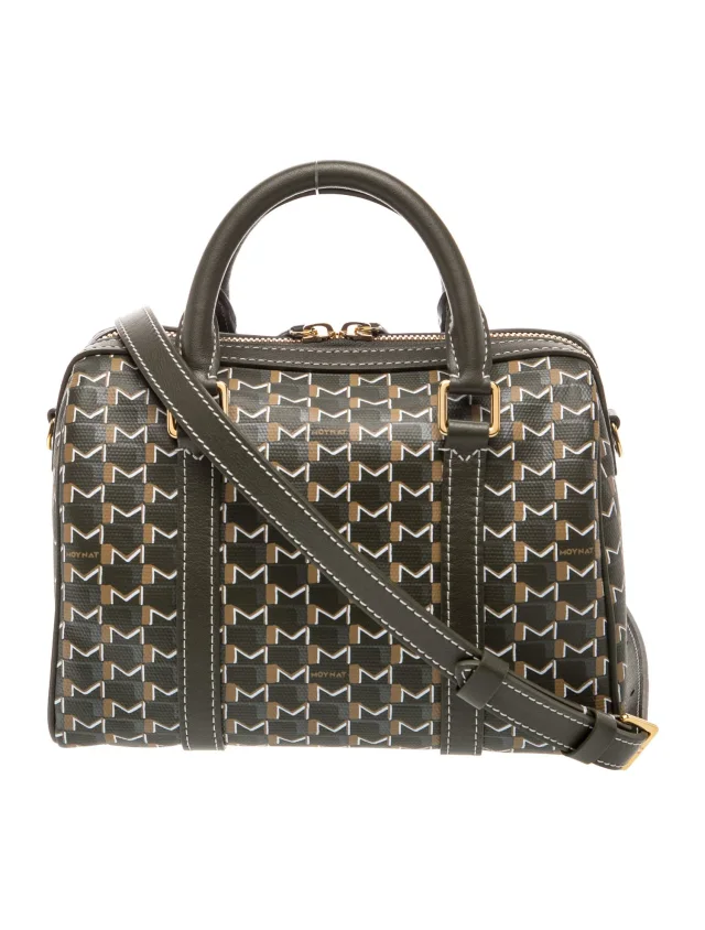 Moynat Top Handle Bag in green Canvas from The RealReal, photo 4 of 6