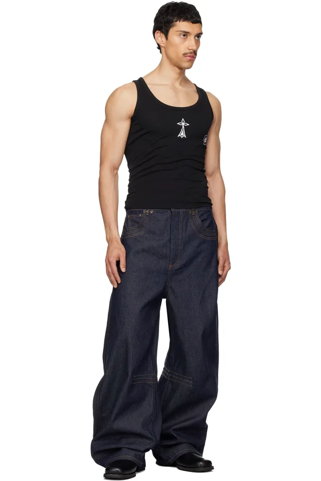 EGONlab Black Breizh Tank Top, photo 4 of 4 from SSENSE