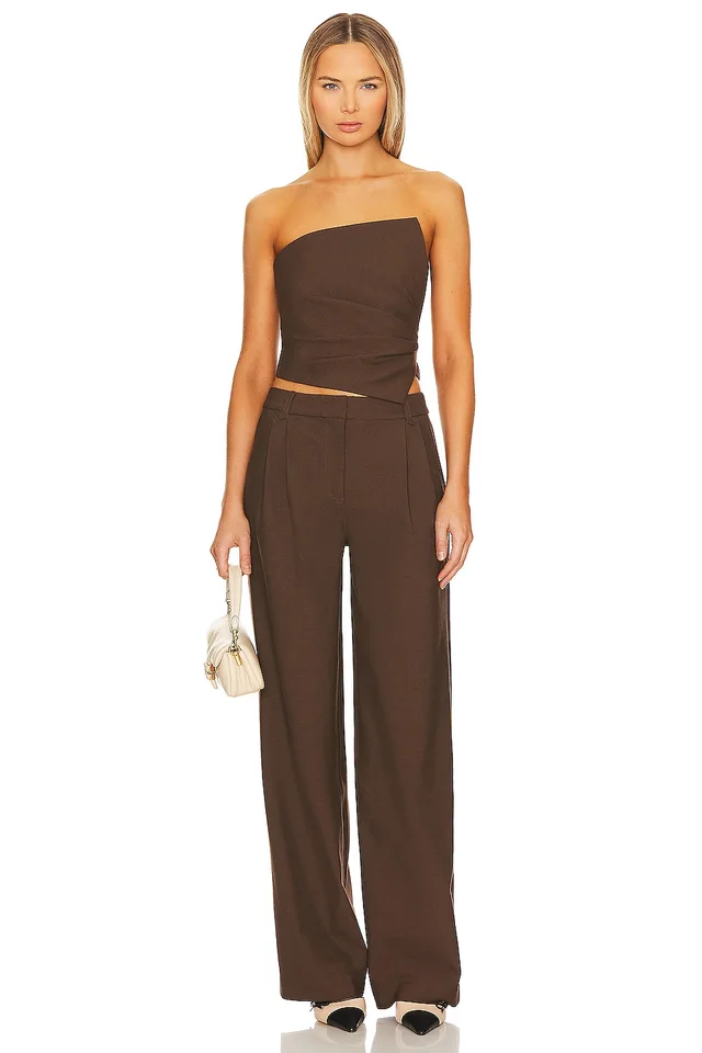 Camila Coelho Xenia Top in Brown, photo 4 of 4 from REVOLVE (Canada)