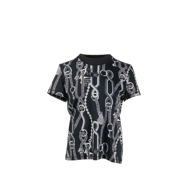 Hermès Size 40 Palefroi Remix T-Shirt Cotton Gris Charbon in Grey from EMIER