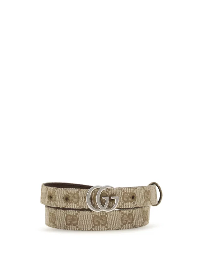 Gucci Belt — Beige Fabric in Beige Canvas from HEWI