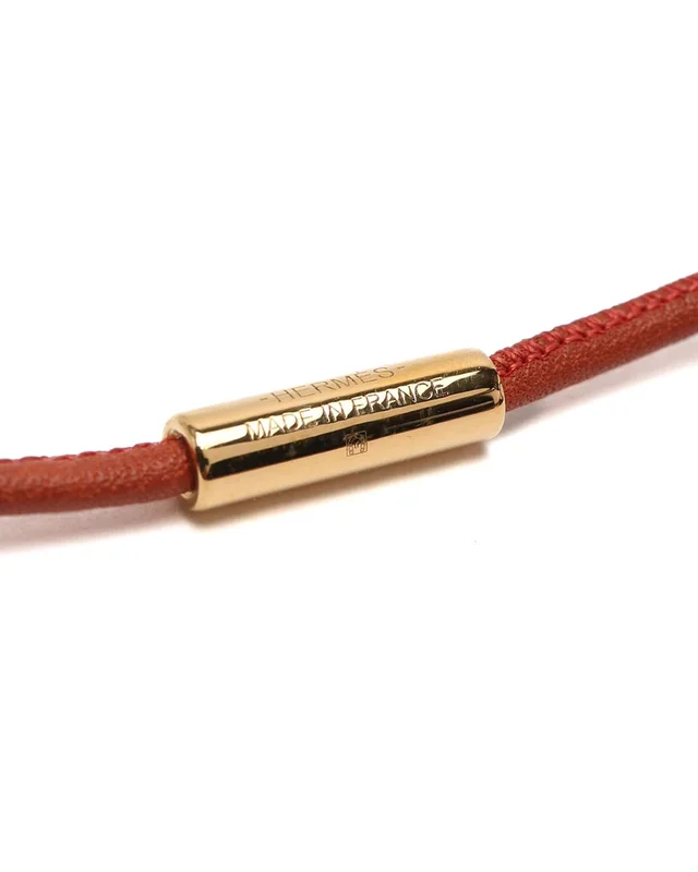 Hermès Monpetitkelly PM Necklace in Leather from A Retro Tale, photo 4 of 5