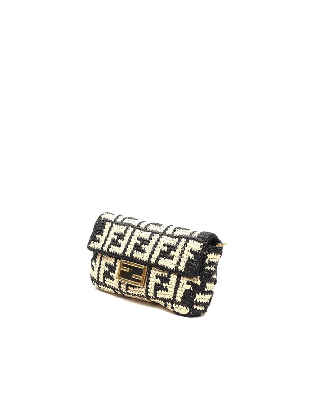 Fendi Raffia Baguette Bag in Raffia from A Retro Tale, photo 3 of 9
