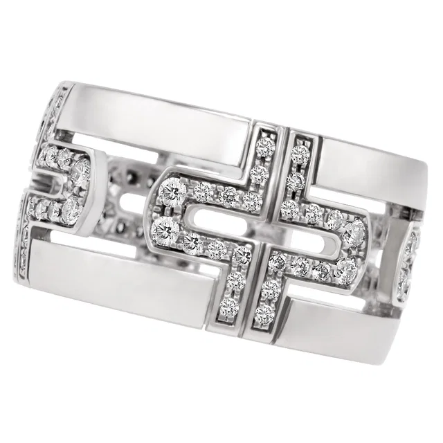 Bvlgari Parentesi Demi ring in White White Gold from Gray And Sons
