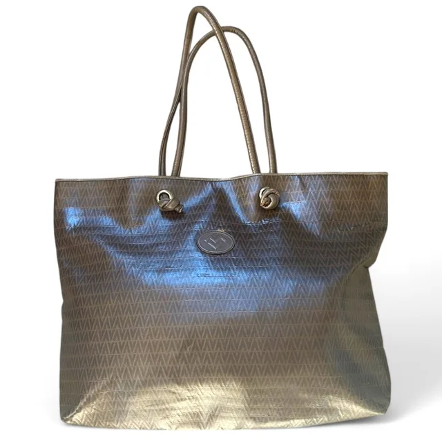 Valentino Garavani Large Monogram Tote in brown|red Leather from Poshmark, photo 1 of 1