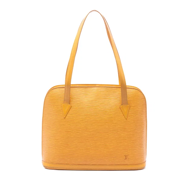 Yellow Louis Vuitton Epi Lussac Shoulder Bag in Yellow Leather from Designer Revival