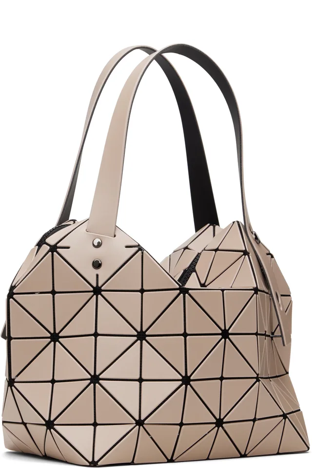 BAO BAO ISSEY MIYAKE Beige Boston Hand Bag, photo 2 of 4 from SSENSE