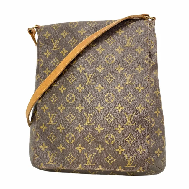 Louis Vuitton Shoulder Bag Monogram Musette Brown in Brown from The Reluxe