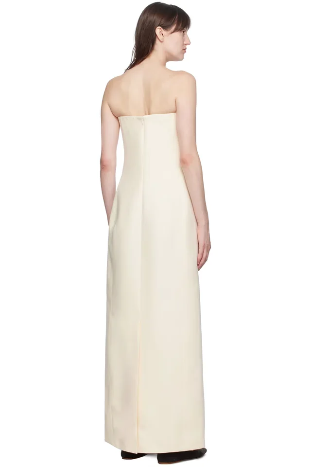 Gabriela Hearst Off-White Opus Maxi Dress, photo 3 of 4 from SSENSE
