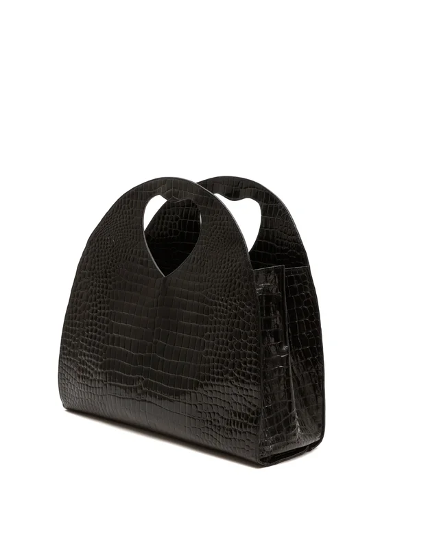 Saint Laurent Yves Croc Tote Bag in Crocodile from A Retro Tale, photo 2 of 10