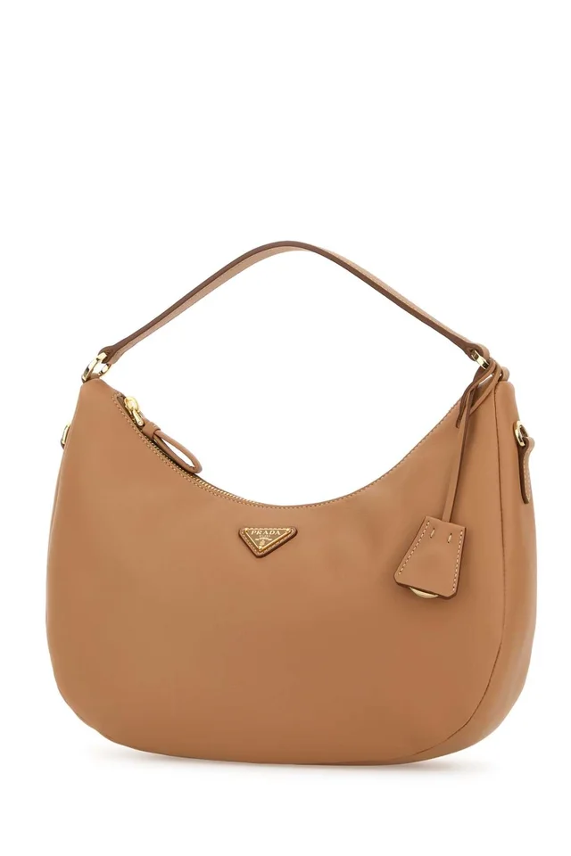 Prada Leather Shoulder Bag — Camel in Brown Leather from HEWI, photo 2 of 2
