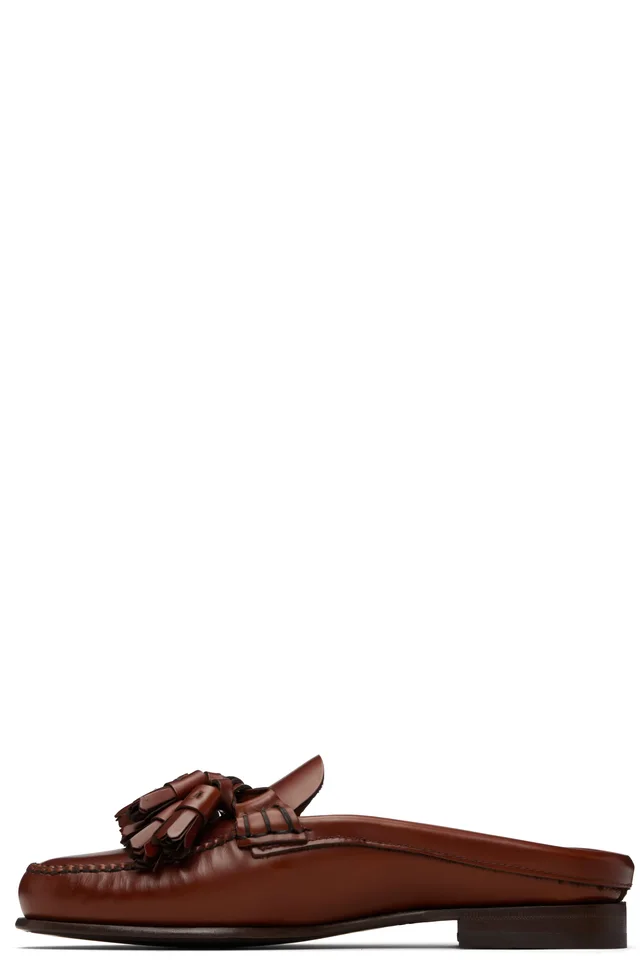 HEREU Brown Borlada Slip-on Loafers, photo 3 of 5 from SSENSE