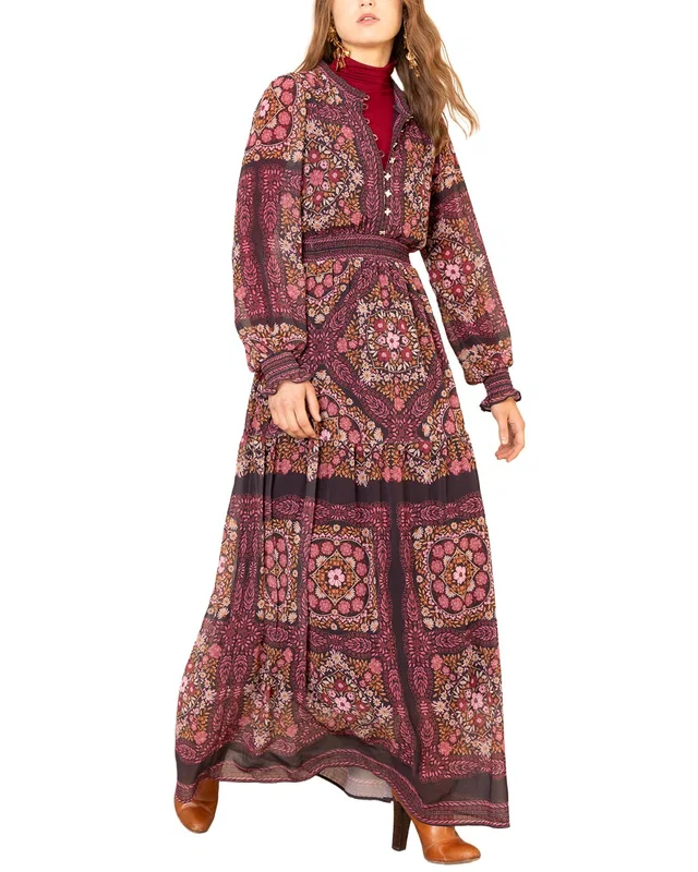 Hale Bob Marisol Long Sleeve Maxi Dress, image 1 of 1 from Rue La La