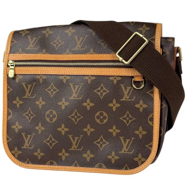 Louis Vuitton Messenger PM Bosphore Shoulder Bag Crossbody Monogram Brown in Brown from The Reluxe
