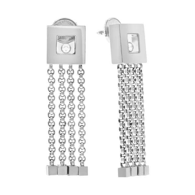 Chopard earrings in 18k white gold in White White Gold from Gray And Sons