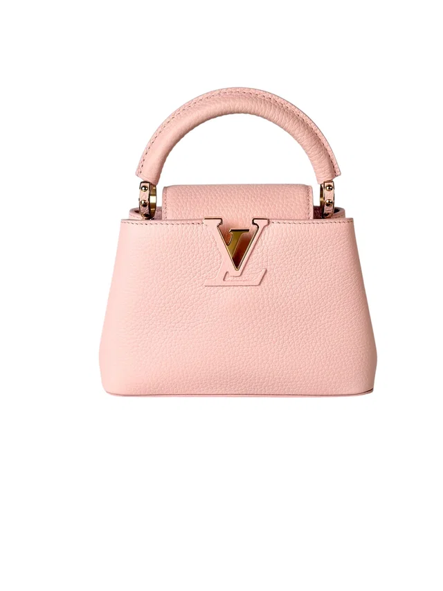 Louis Vuitton Pink Capucines 21cm Bag in Pink from Luxury Promise
