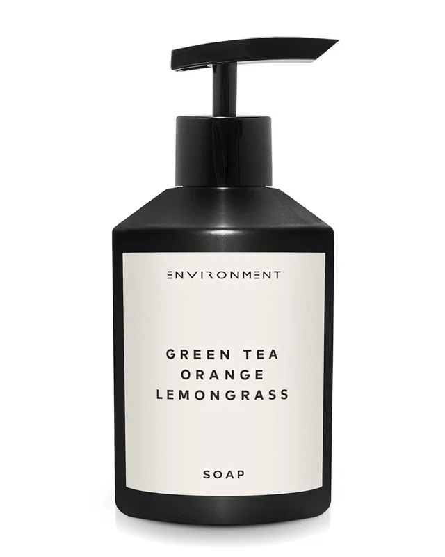 ENVIRONMENT Los Angeles ENVIRONMENT Hand Soap Inspired by Delano Beach Club Hotel® Green Tea, Orange & Lemongrass, image 1 of 1 from Rue La La