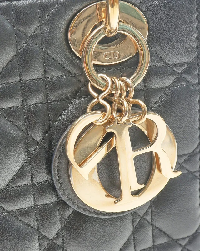 Small Lady Dior Bag in Leather from A Retro Tale, photo 6 of 9