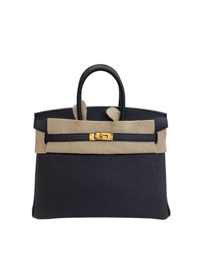 Hermès Birkin 25 Black Togo GHW #K in Black Togo leather from Luxury Promise
