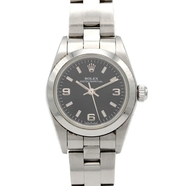 Rolex Oyster Perpetual SS Automatic Number Watch from The Reluxe