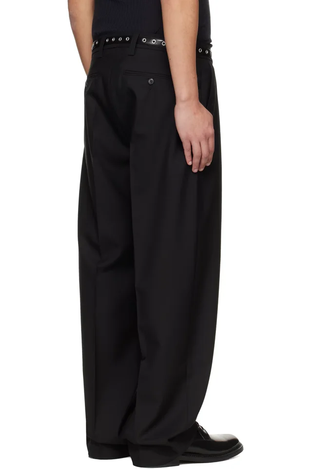 mfpen Black Service Trousers, photo 3 of 5 from SSENSE