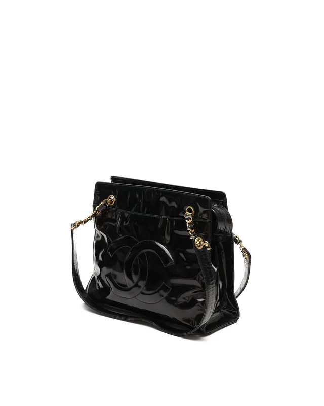 Chanel CC Patent Tote Bag in Patent leather from A Retro Tale, photo 2 of 2