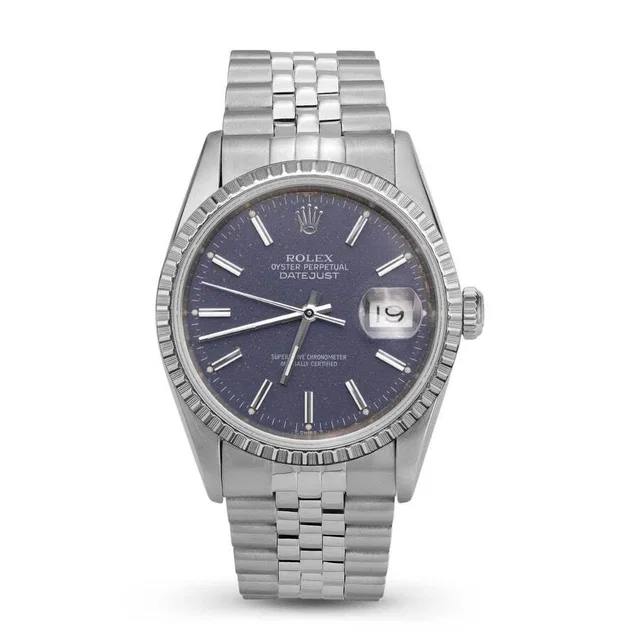Rolex Datejust Automatic Chronometer Blue Dial Unisex Watch 16220 BLSJ in blue|silver|gray from Jomashop.com