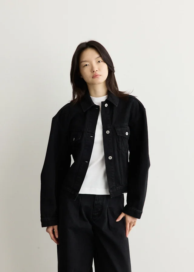 Jacquemus La Veste De-Nimes Jacket in Black from Incu, photo 1 of 1
