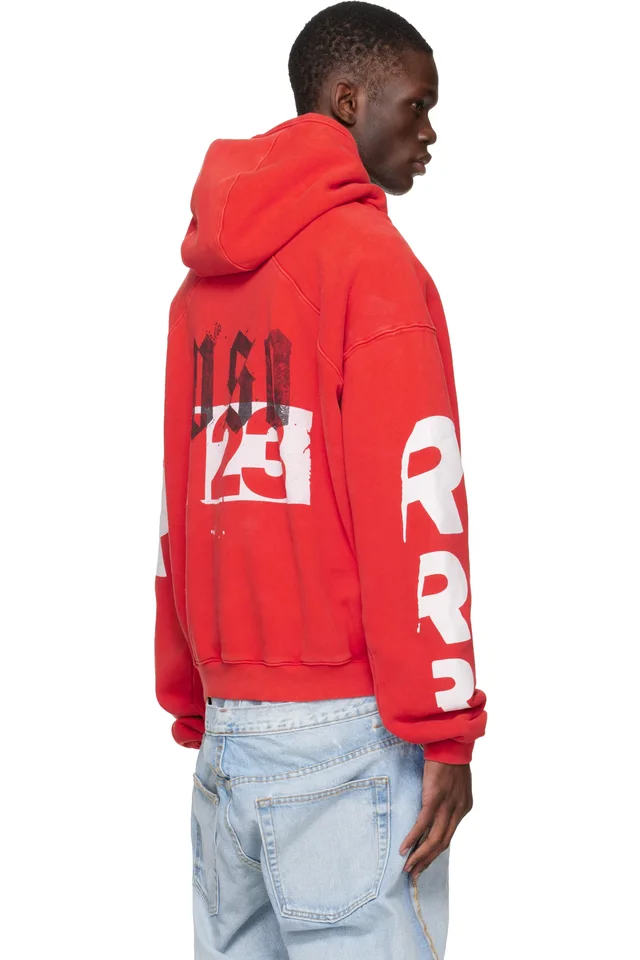 Rivington Roi Rebis Red Membership USO Hoodie, photo 3 of 3 from SSENSE