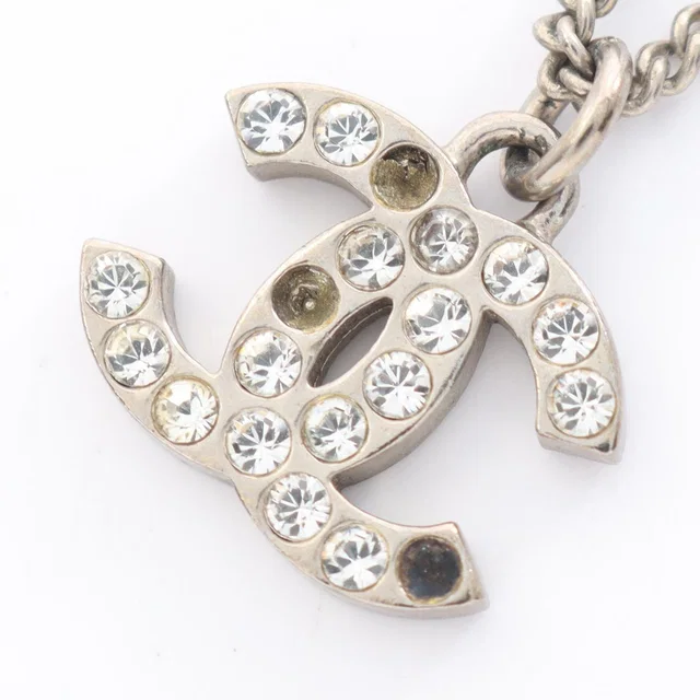 Chanel Necklace CC Logo Stainless Steel from The Reluxe