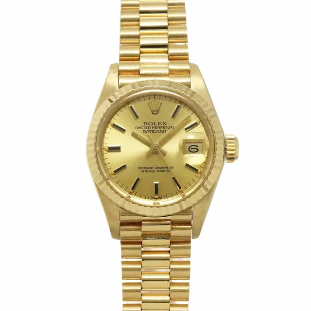 Rolex Datejust 6917 Serial 7 750 YG Gold Dial Ladies in Gold from Luxury Promise