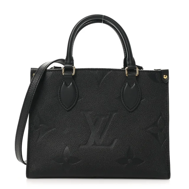 Louis Vuitton OnTheGo PM Empreinte Leather Bag - Black in Black Leather from H&T