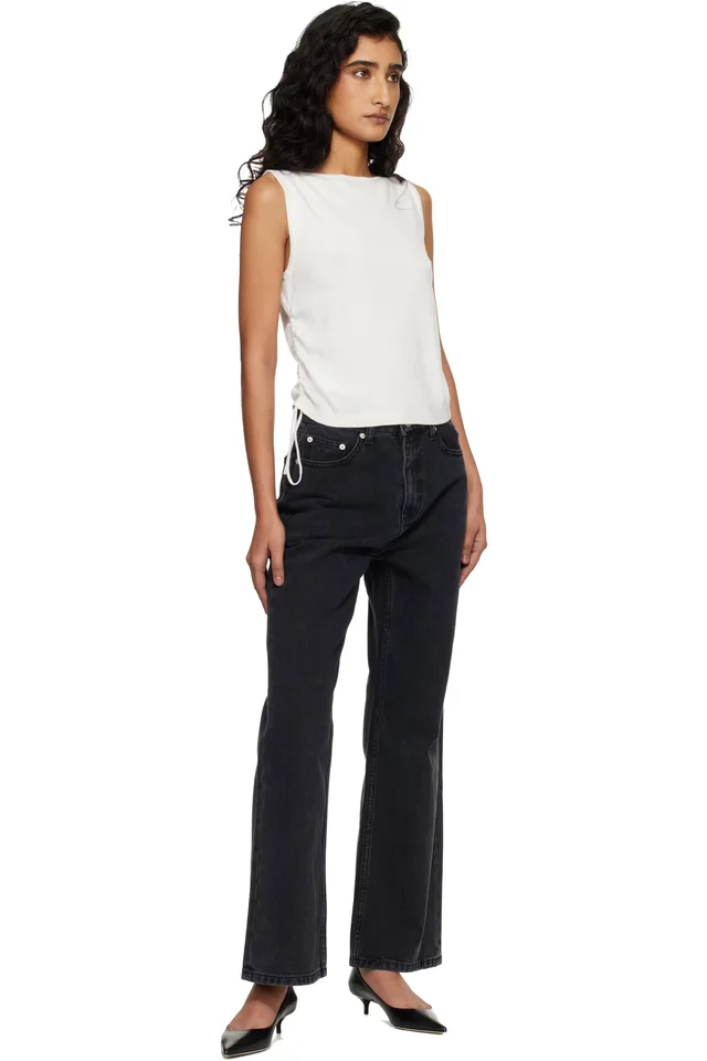 Dunst Off-White Layering Knit Tank Top, photo 4 of 4 from SSENSE