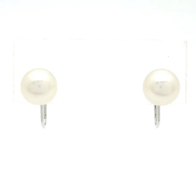 Mikimoto Clip On Earrings 18k White Gold White Pearl in white from Poshmark